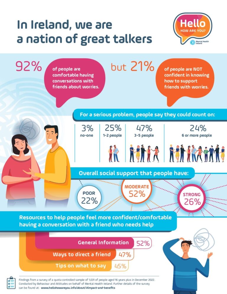 Hello, How Are You? Survey Infographic