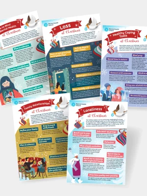 Coping with Christmas cards (set of 5)