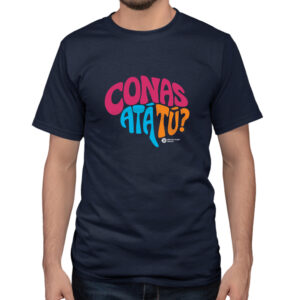 A tshirt with the words written in Irish Conas ata tu?